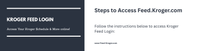 Kroger-Feed-Schedule-Login