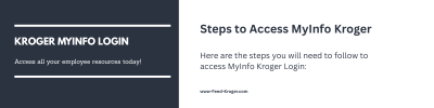 MyInfo-Kroger-Login